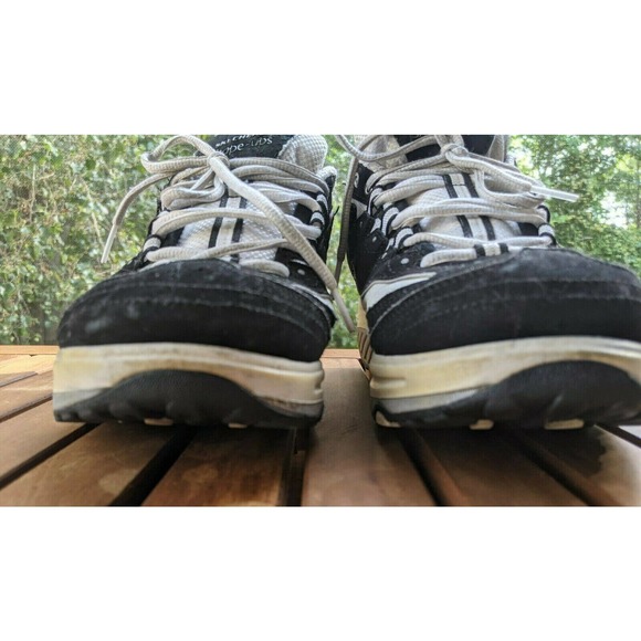 Skechers Shape-ups Black White Toning Walking Sneakers Shoes W11 M9.5 - Picture 4 of 12